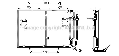 AVA QUALITY COOLING kondensatorius, oro kondicionierius MS5245